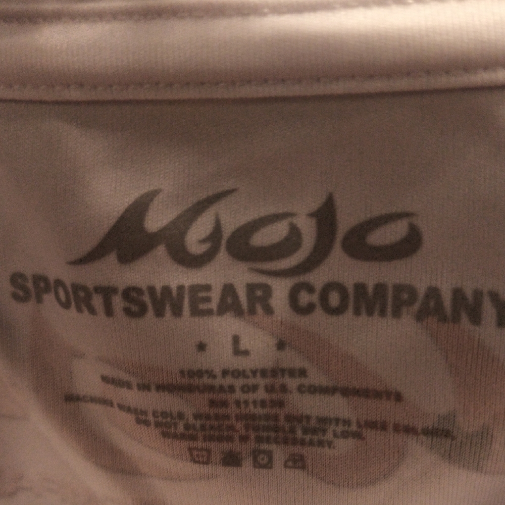 NWT Mojo Sportswear Company Redfish & White Performance Shirt Size Large